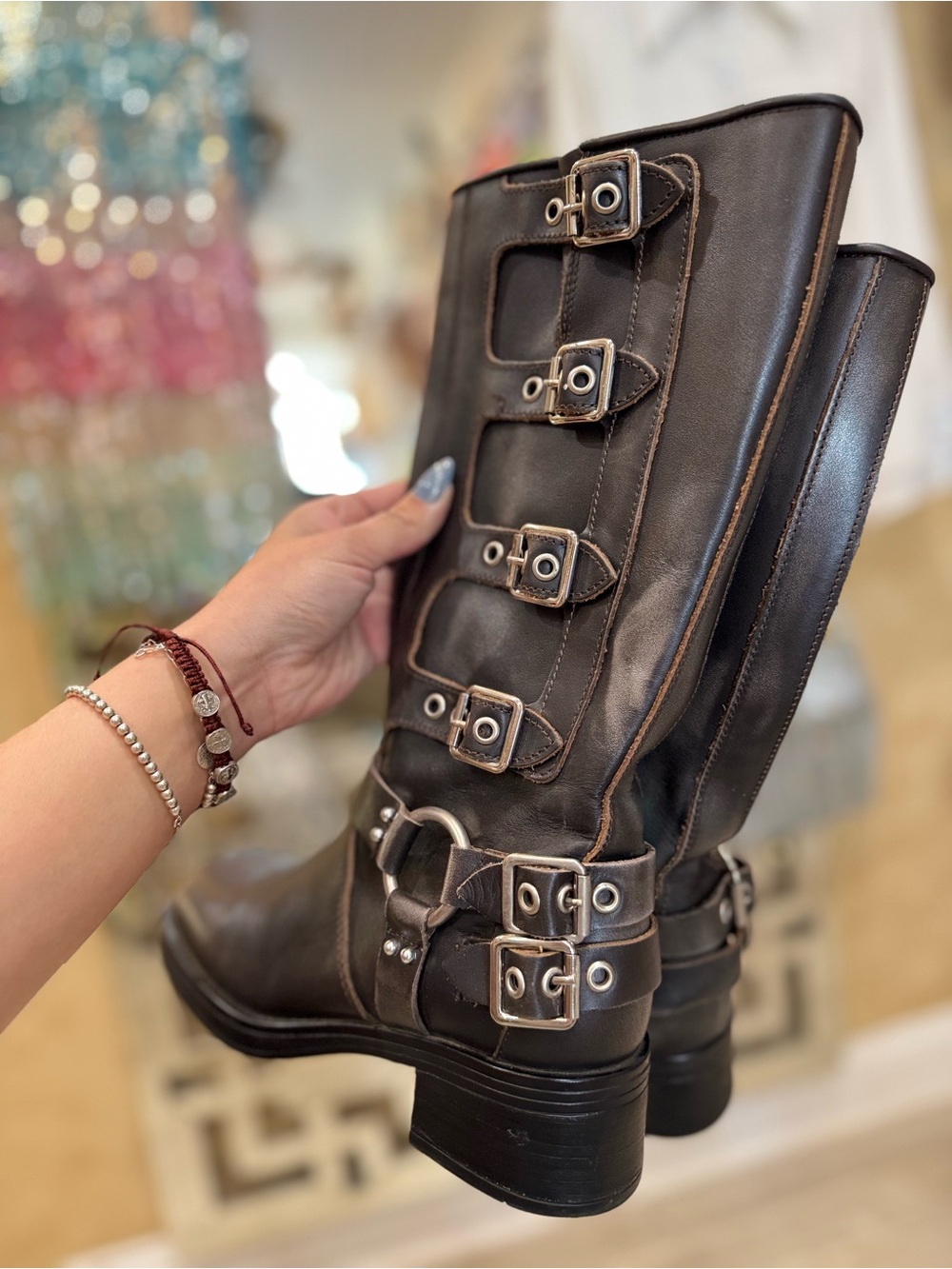 steve madden rocky brown distressed boot - Picture 14 of 15